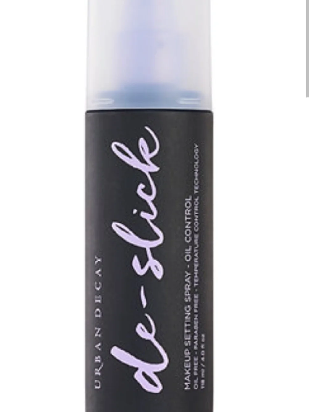 Urban Decay de-slick Oil Control Setting Spray NIB 30ml